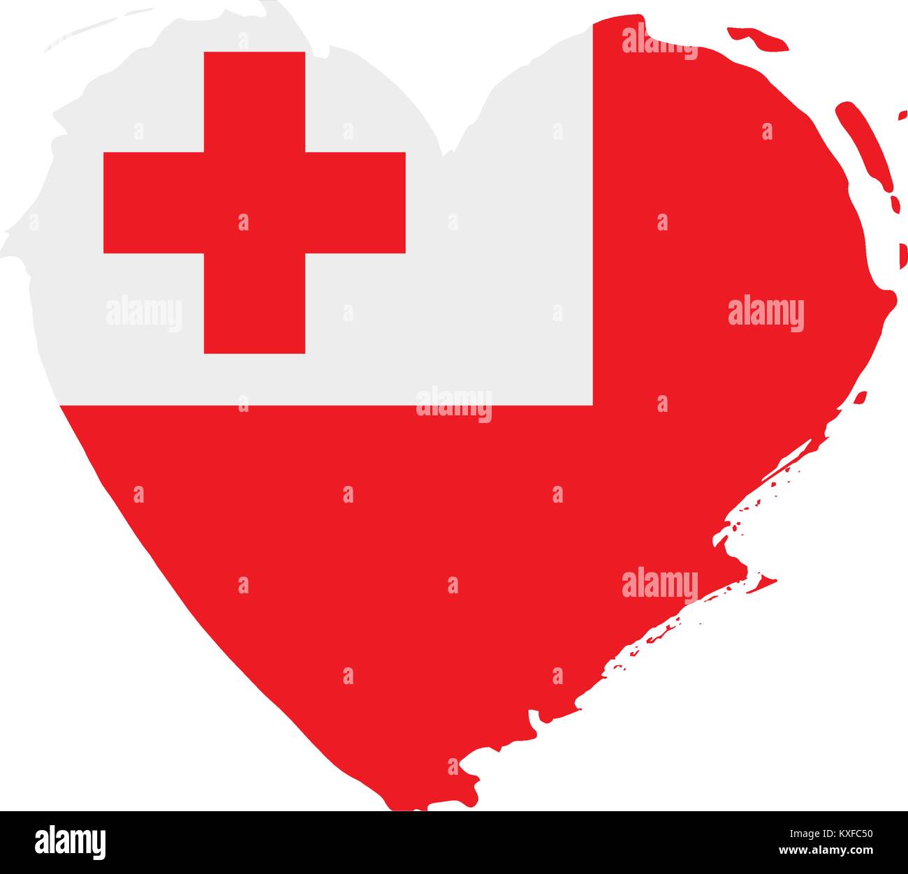 Tonga flag, vector illustration Stock Vector Image & Art - Alamy