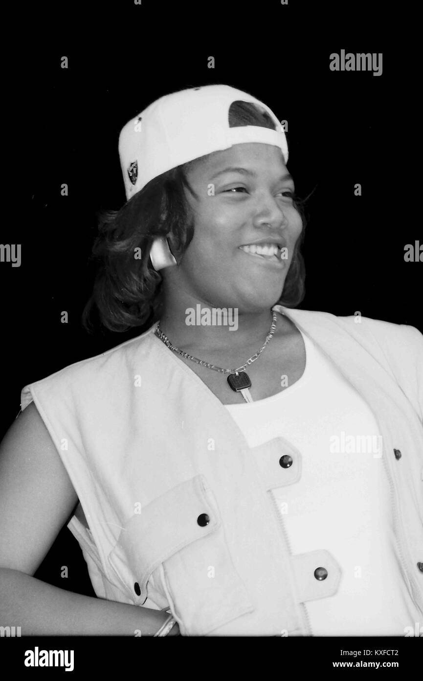 MOUNTAIN VIEW, CA - JULY 31: Queen Latifah at KMEL Summer Jam 1993 at The Shoreline Amphitheater in Mountain View, California on July 31, 1993. Credit: Pat Johnson/MediaPunch Stock Photo