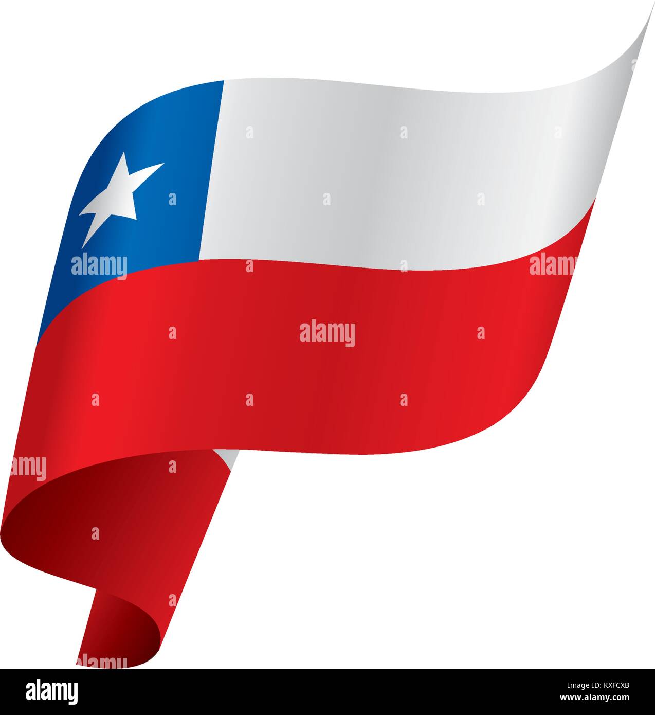 Chile flag, vector illustration Stock Vector Image & Art Alamy