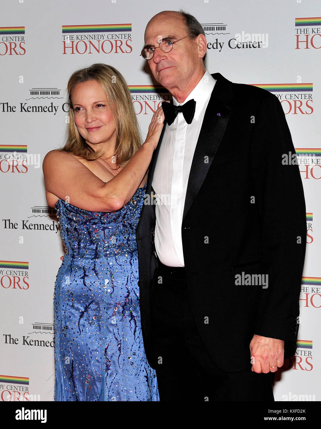 James Taylor and his wife, Caroline 'Kim' Smedvig, arrive for the formal Artist's Dinner honoring the recipients of the 2011 Kennedy Center Honors hosted by United States Secretary of State Hillary Rodham Clinton at the U.S. Department of State in Washington, D.C. on Saturday, December 3, 2011. The 2011 honorees are actress Meryl Streep, singer Neil Diamond, actress Barbara Cook, musician Yo-Yo Ma, and musician Sonny Rollins..Credit: Ron Sachs / CNP /MediaPunch Stock Photo