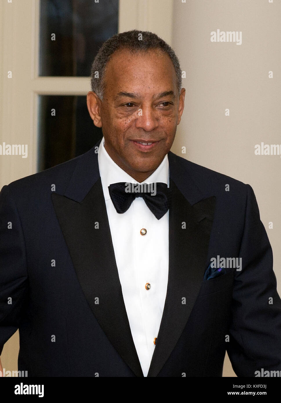 John W. Thompson, CEO of Virtual Instruments,  arrives for the Official Dinner in honor of Prime Minister David Cameron of Great Britain and his wife, Samantha, at the White House in Washington, D.C. on Tuesday, March 14, 2012. Mr. Thompson is one of United States President Barack Obama's biggest campaign fundraisers..Credit: Ron Sachs / CNP./ MediaPunch (RESTRICTION: NO New York or New Jersey Newspapers or newspapers within a 75 mile radius of New York City) Stock Photo