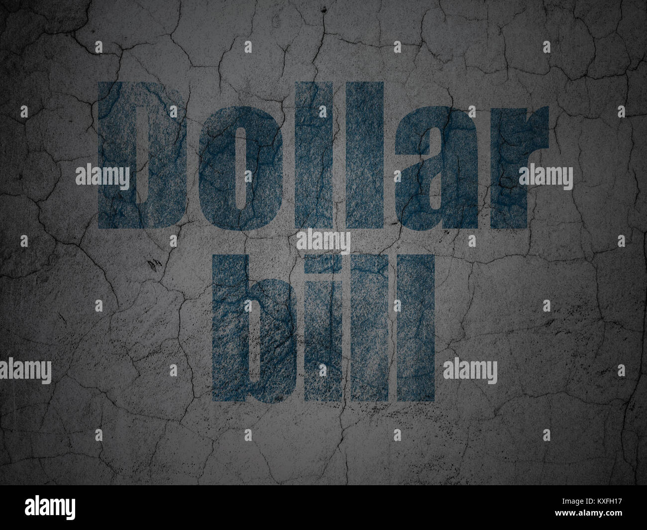 Banking concept: Dollar Bill on grunge wall background Stock Photo - Alamy