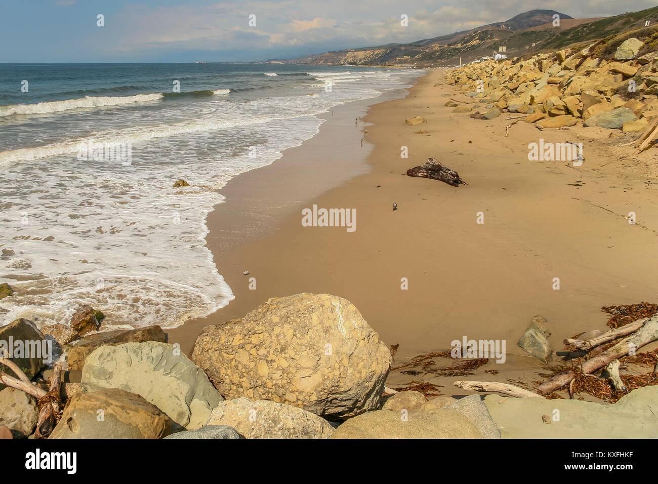 Faria Beach National Park Stock Photo - Alamy
