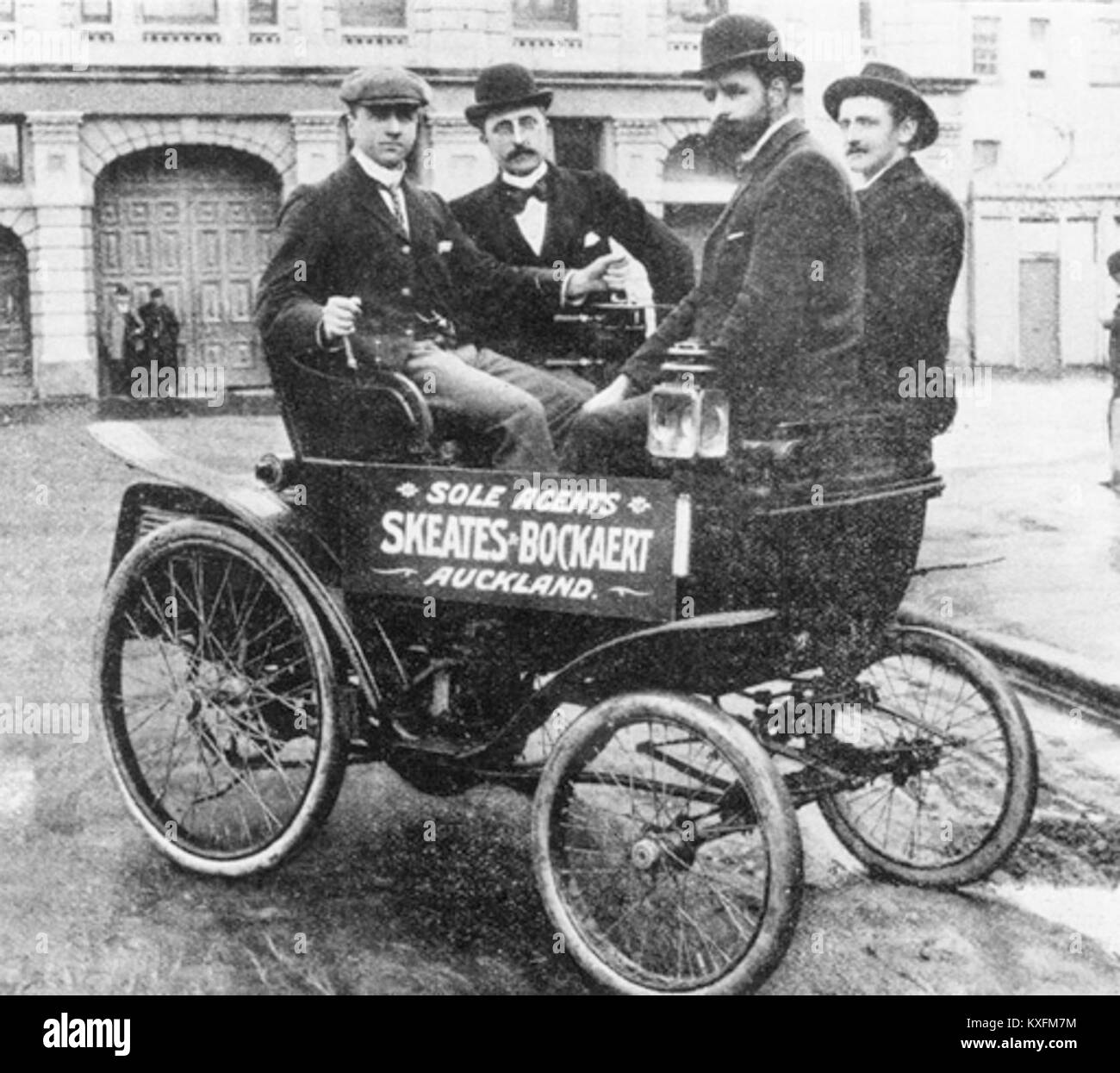1898 Star motor car, the first motor car in Auckland Stock Photo Alamy