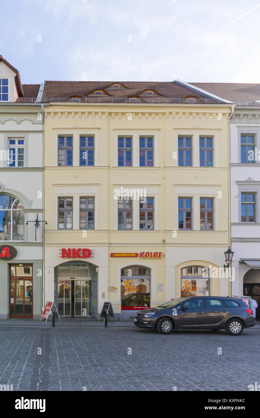 Altmarkt 6, Löbau Stock Photo