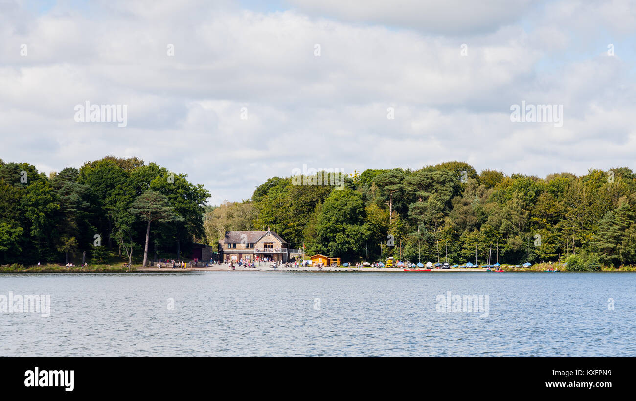The view across Talkin Tarn, Cumbria in northern England. The tarn is a  glacial lake and country park close to the town of Brampton Stock Photo -  Alamy