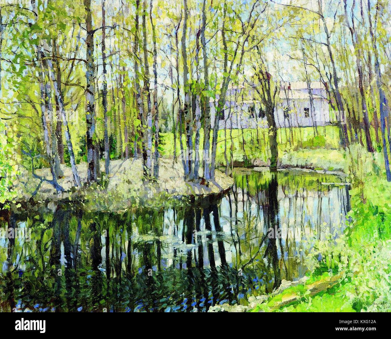 1910. Старая усадьба Stock Photo - Alamy