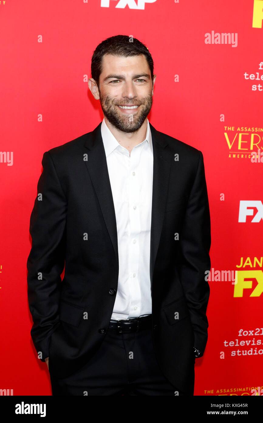 Los Angeles, CA, USA. 8th Jan, 2018. Max Greenfield at arrivals for FX'S  THE ASSASSINATION OF GIANNI VERSACE: AMERICAN CRIME STORY Series Premiere,  ArcLight Hollywood, Los Angeles, CA January 8, 2018. Credit: