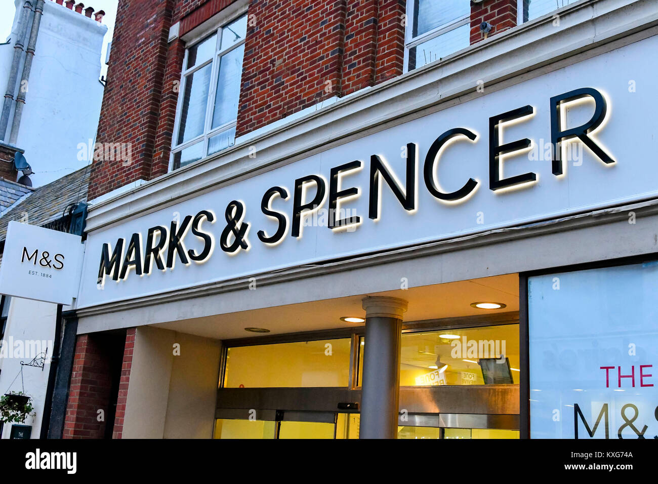 High street shops uk m&s hires stock photography and images Alamy