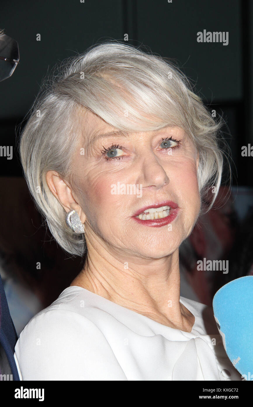 Helen Mirren  01/09/2018 The Los Angeles Premiere of 'The Leisure Seeker' held at The Pacific Design Center Silver Screen Theatre in West Hollywood, CA  Photo: Cronos/Hollywood News Stock Photo
