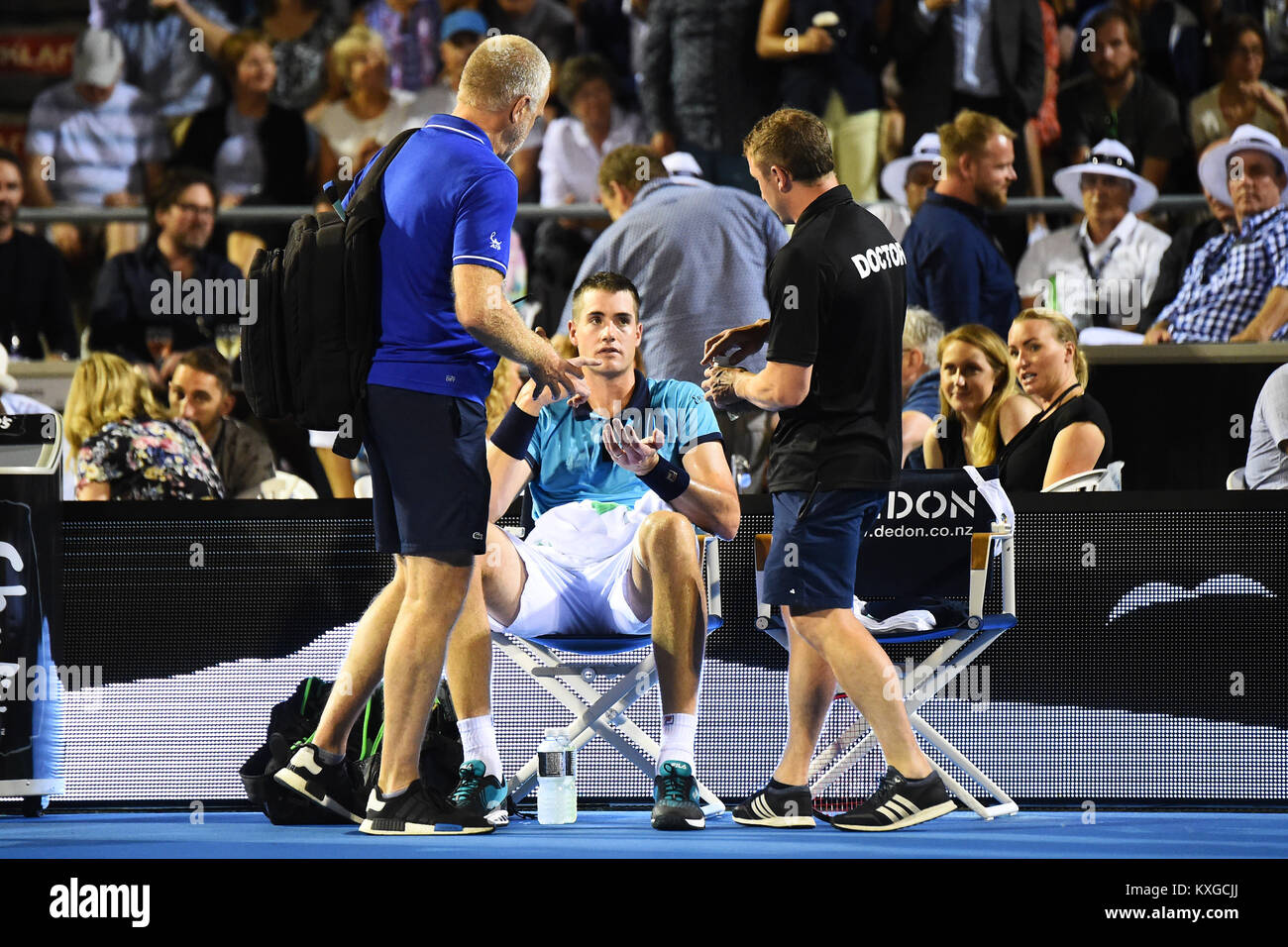 Auckland, New Zealand. 10th January 2018, ASB Tennis Centre, Auckland