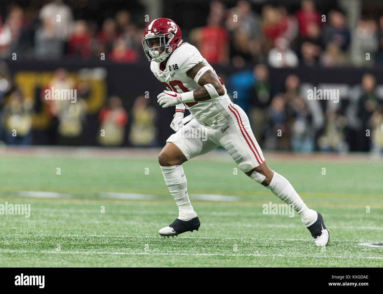 Overtime. 08th Jan, 2018. Georgia running back Nick Chubb (27