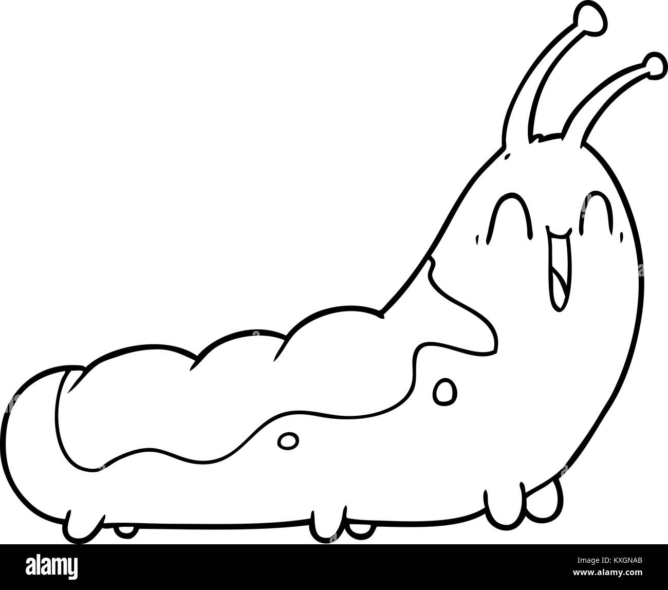 funny cartoon caterpillar Stock Vector Image & Art - Alamy
