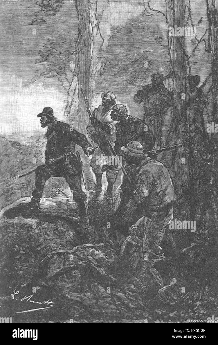 American civil war scenes Black and White Stock Photos & Images - Alamy