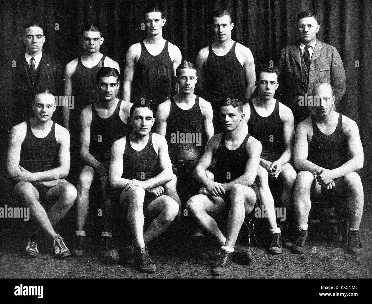 1922–23 Michigan Wolverines men's basketball team Stock Photo - Alamy