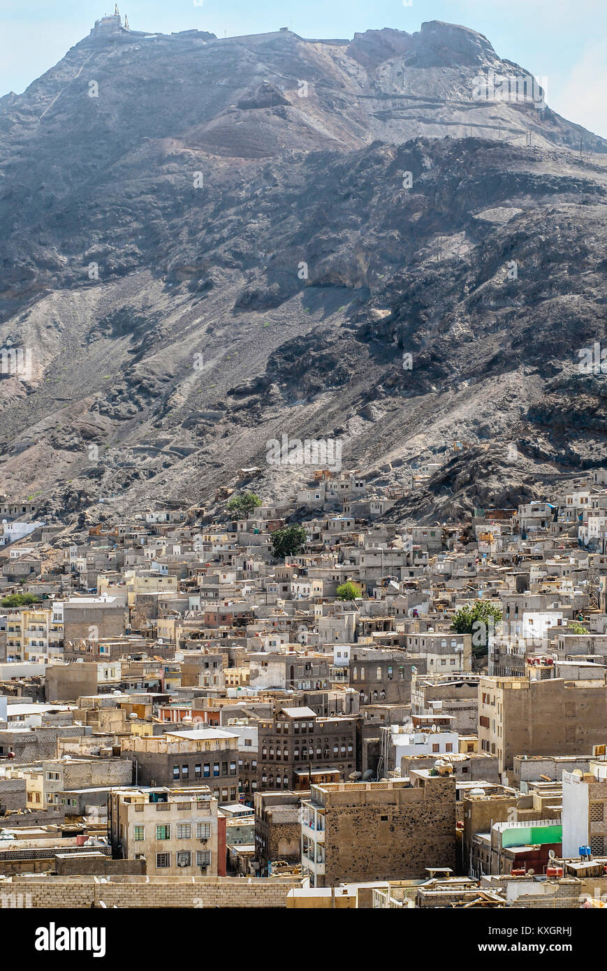 View over the city center of Aden, Yemen, Africa Stock Photo Alamy
