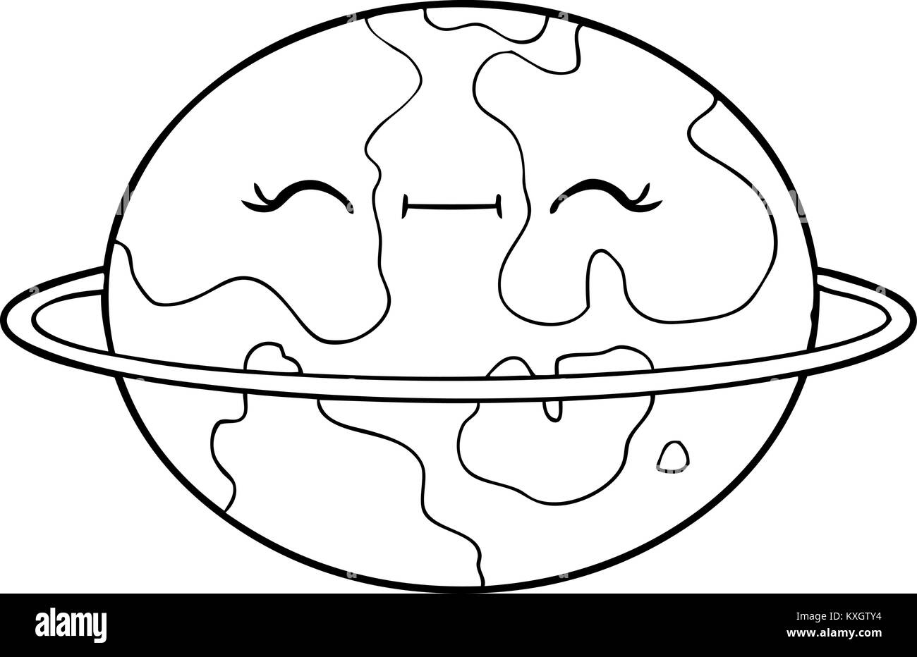 Alien planet artwork Black and White Stock Photos & Images - Alamy