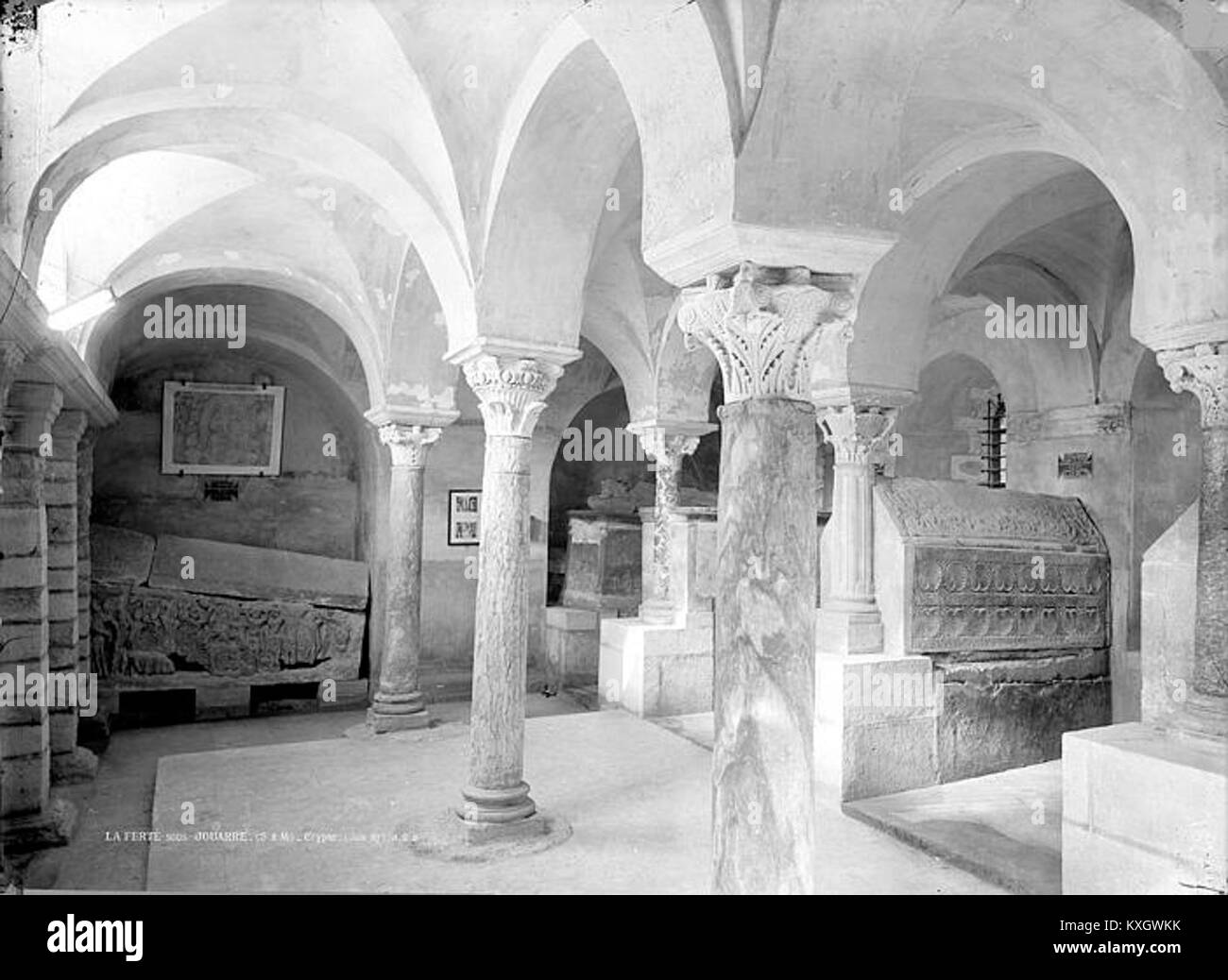 Abbaye NotreDamedeJouarre Crypte, Vue intérieure Jouarre