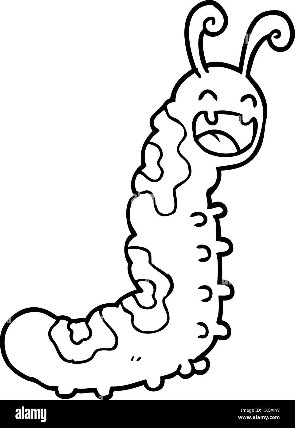 funny cartoon caterpillar Stock Vector Image & Art - Alamy