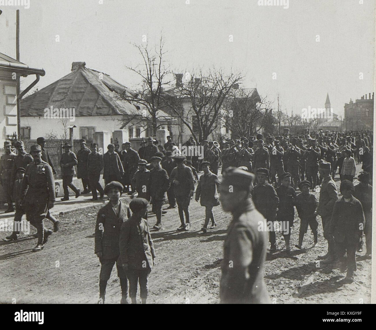 Abschiedsgottesdienst anlässlich d. Auflösung d.7.A.K.am 14.4.1918. (BildID 15666119) Stock Photo