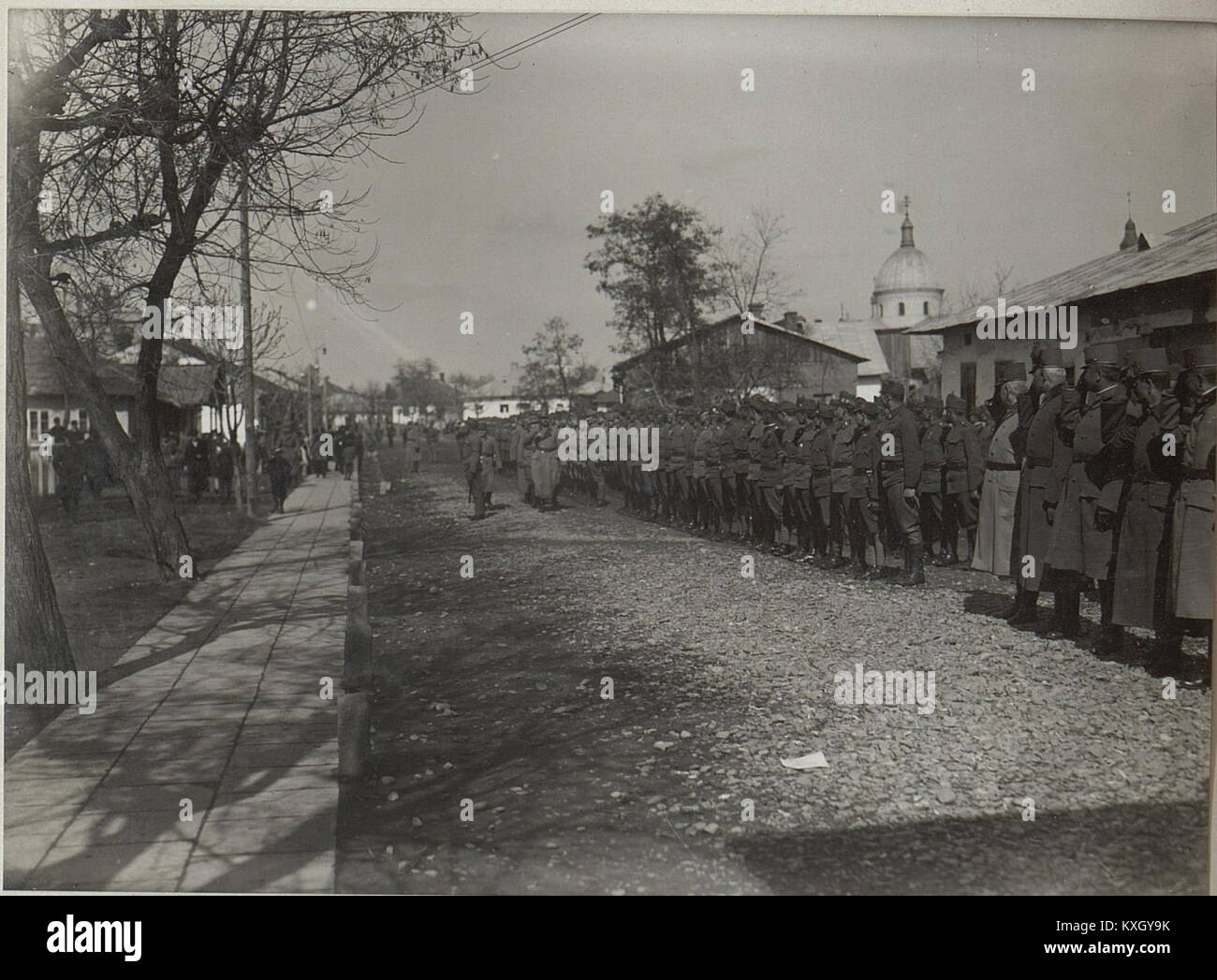 Abschiedsgottesdienst anlässlich d. Auflösung d.7.A.K.am 14.4.1918. (BildID 15666140) Stock Photo