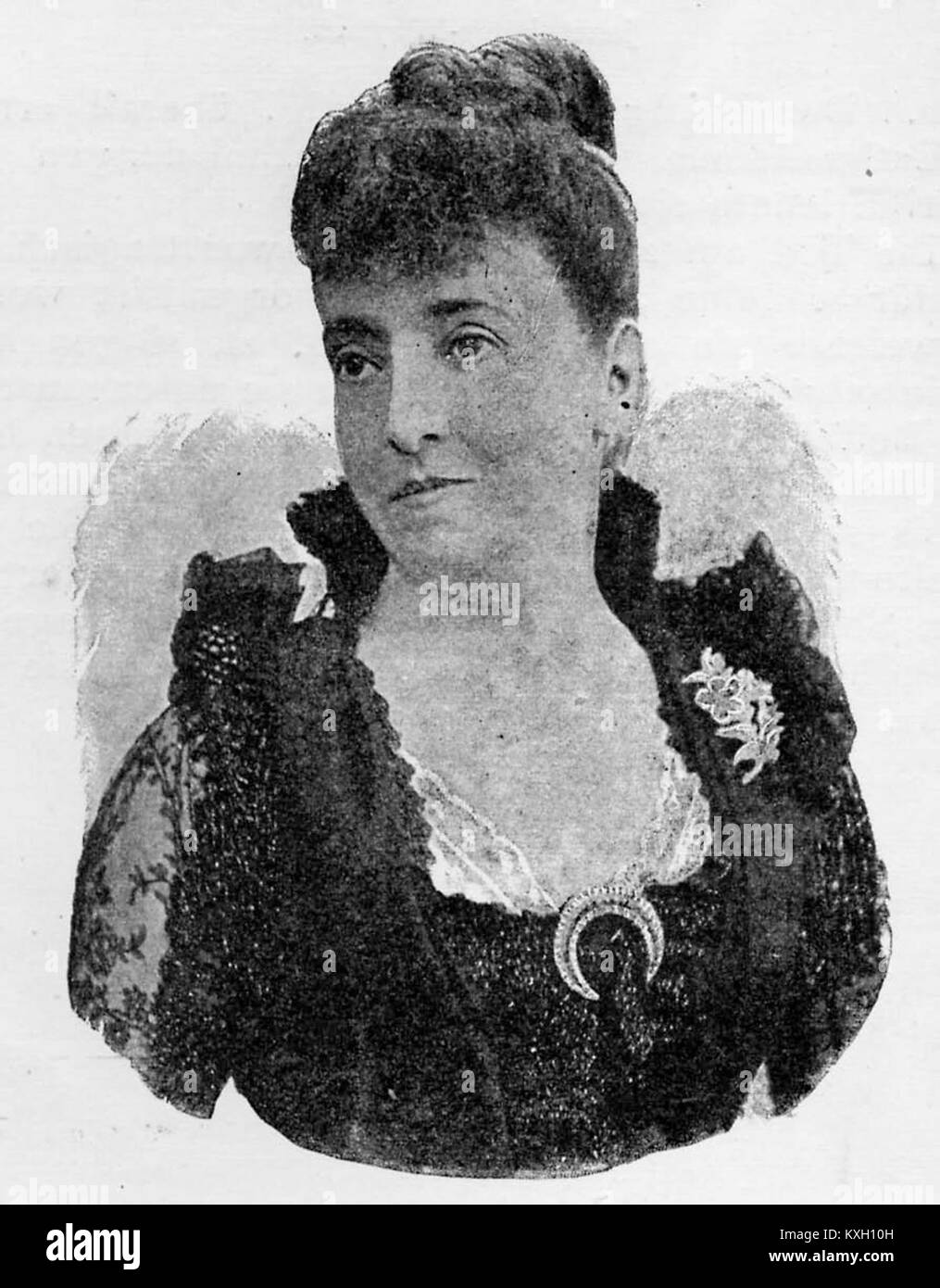 Opera Singer Patti A portrait of the opera singer Adelina Patti, photographed by A ...