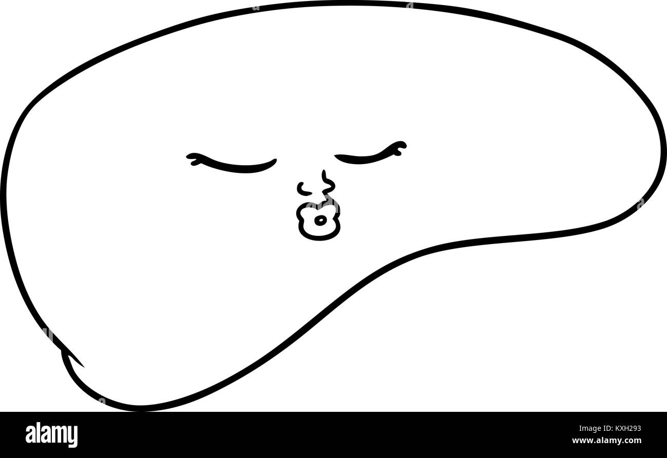 Cartoon liver Black and White Stock Photos & Images - Alamy