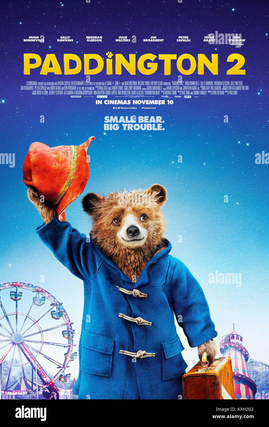 PADDINGTON 2, British poster, Paddington Bear, 2017. © Warner Bros