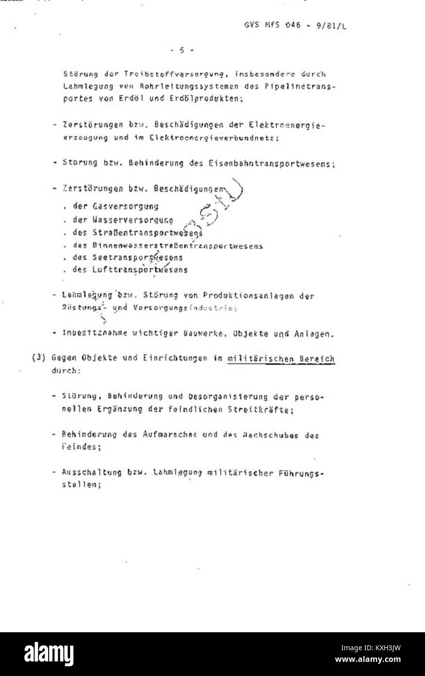 AGMS - Einsatzgrundsätze und Hauptaufgaben der Einsatzgruppen im Operationsgebiet Seite 06 Stock Photo