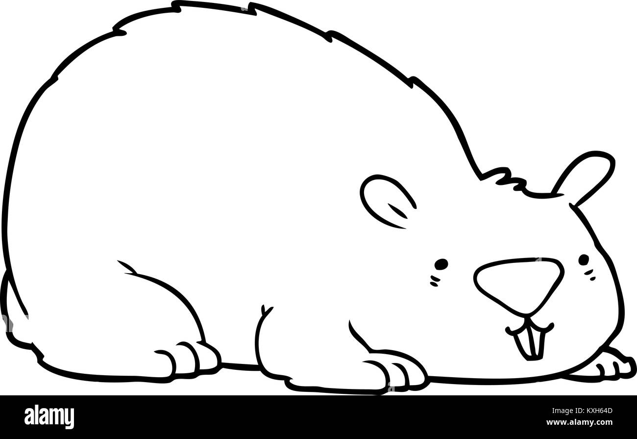 cartoon wombat Stock Vector Image & Art - Alamy