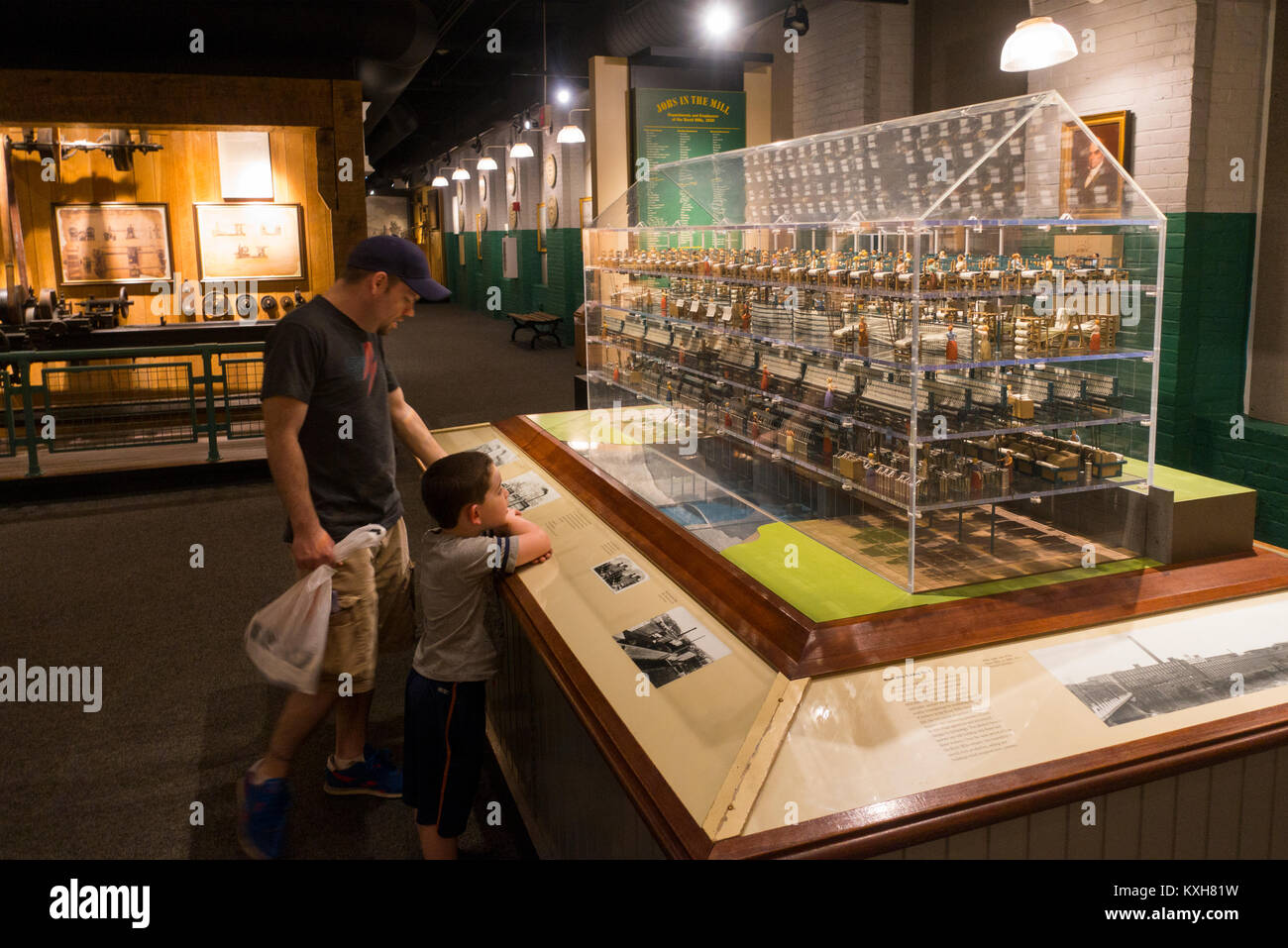 Boott Cotton Mills Museum Lowell MA Stock Photo Alamy