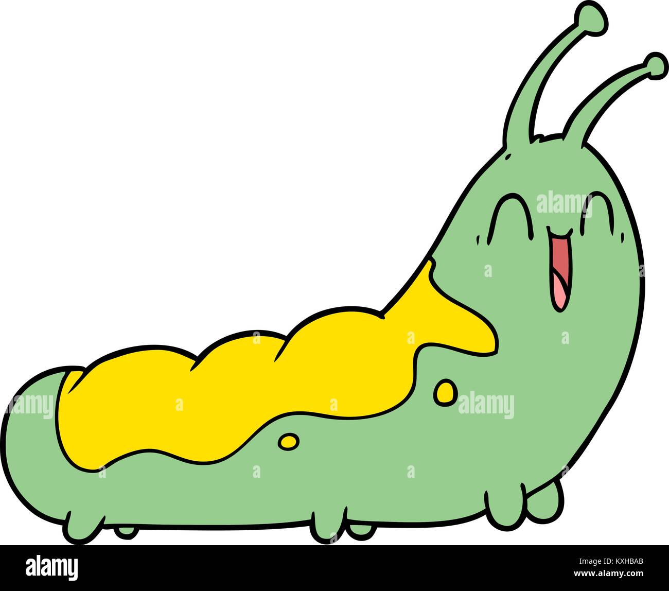 funny cartoon caterpillar Stock Vector Image & Art - Alamy