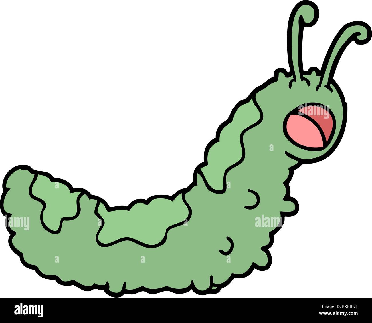 funny cartoon caterpillar Stock Vector Image & Art - Alamy