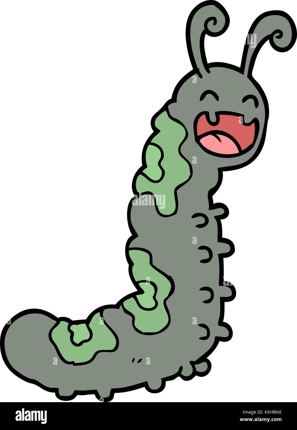 funny cartoon caterpillar Stock Vector Image & Art - Alamy