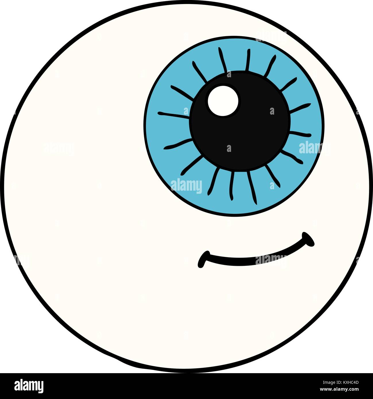 cartoon eyeball Stock Vector Image & Art - Alamy