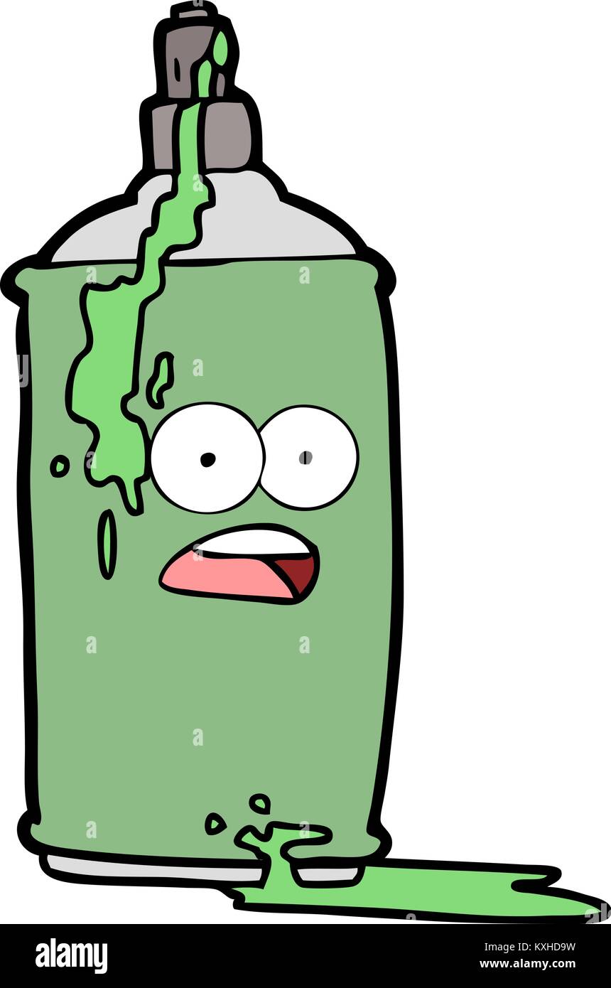 cartoon spray paint can Stock Vector Image & Art Alamy