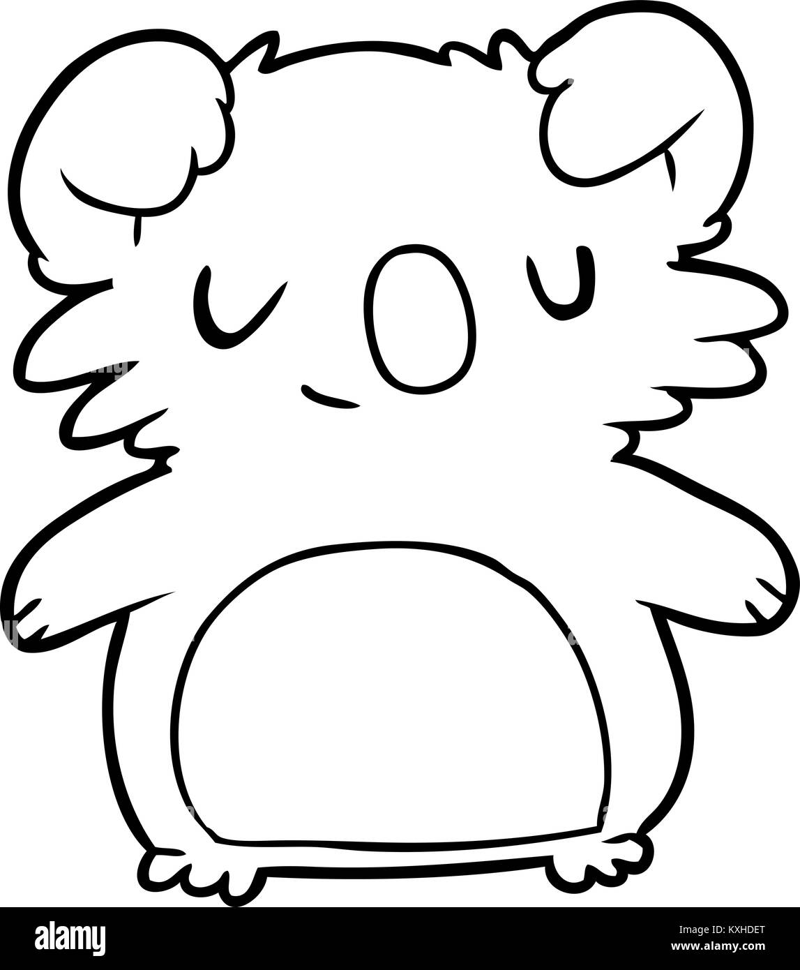 cute line drawing of a koala Stock Vector Image & Art Alamy