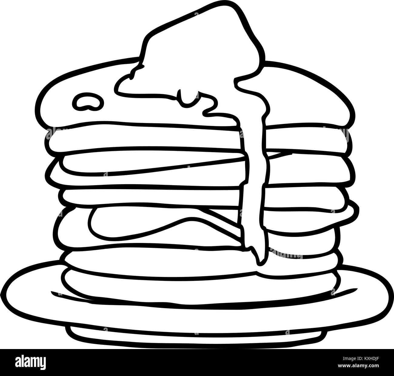 Pancakes Black and White Stock Photos & Images Alamy