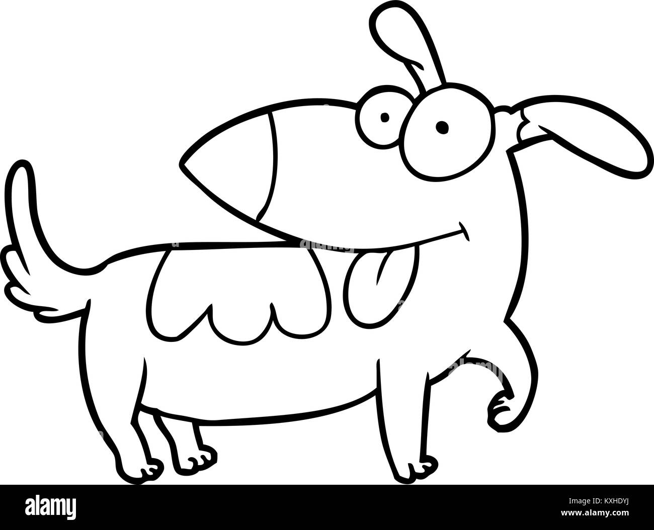 Happy hotsell dog drawing