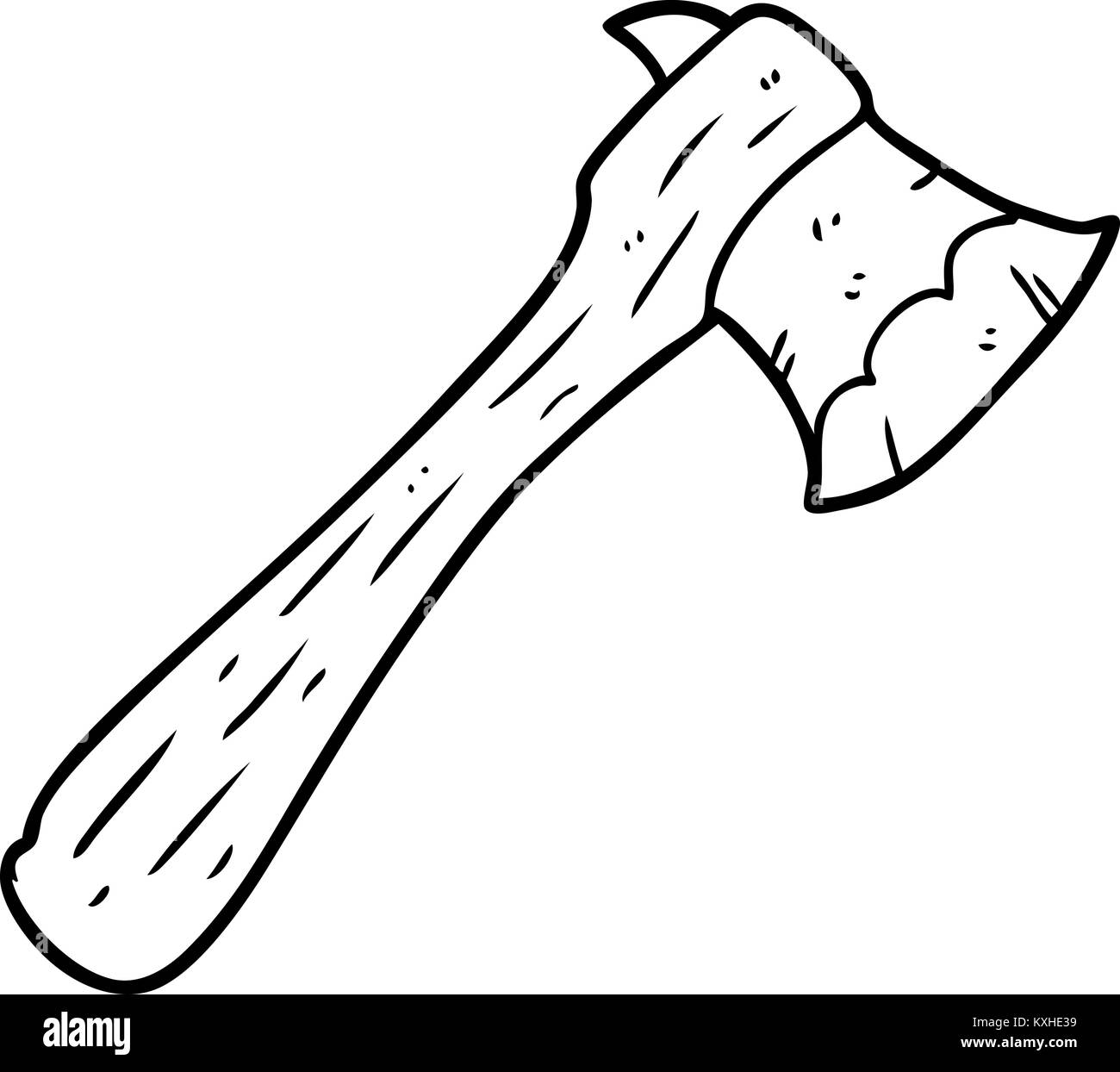 line drawing of a old axe Stock Vector Image & Art Alamy