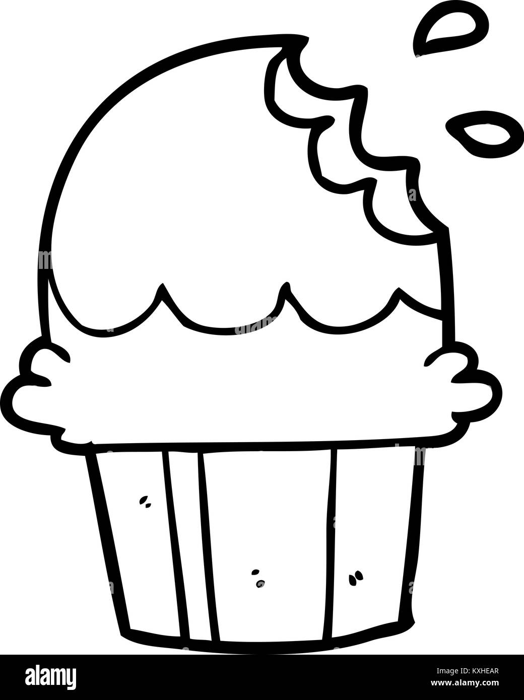 Freehand Drawn Cartoon Chocolate Cake High Resolution Stock Photography And Images Alamy