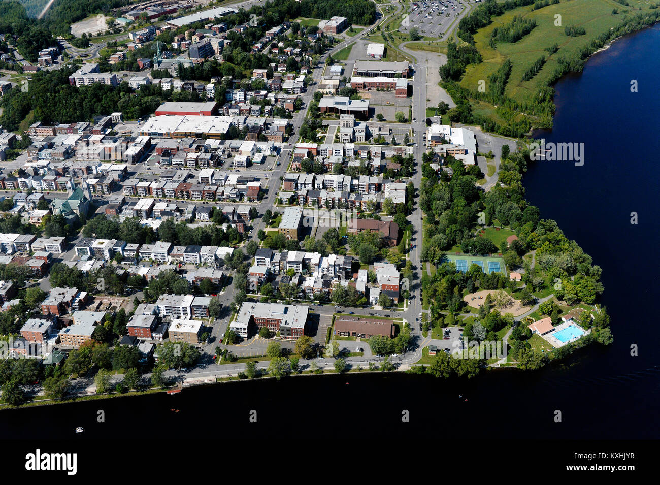 Aerial san juan islands washington hi-res stock photography and images ...