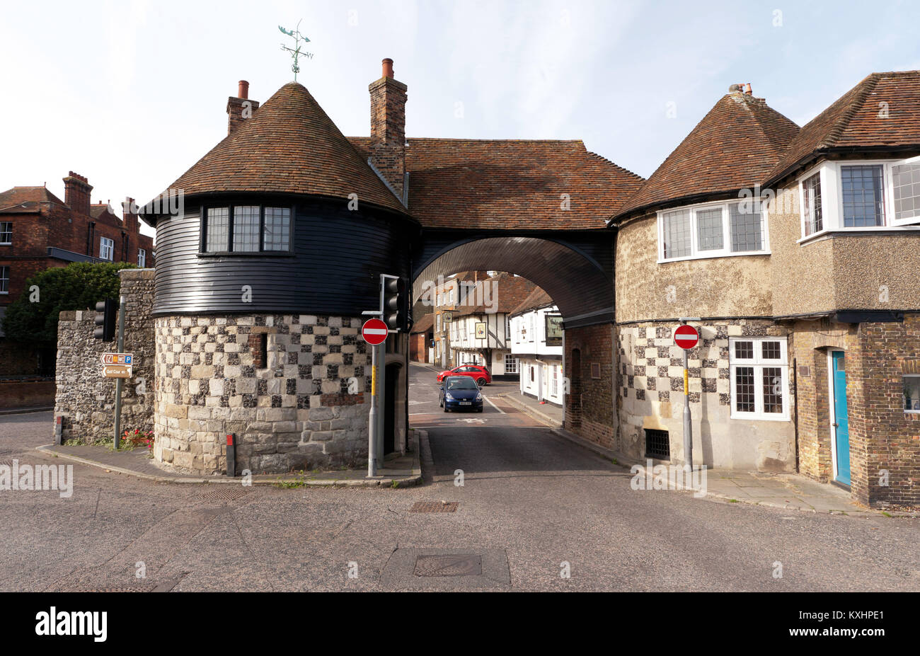 The Barbican, Sandwich, Kent Stock Photo - Alamy