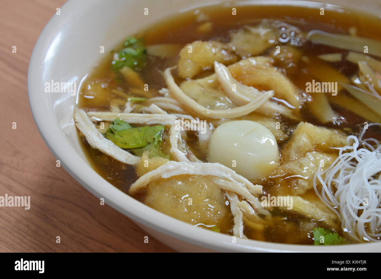 braised fish maw in red gravy on bowl Stock Photo Alamy