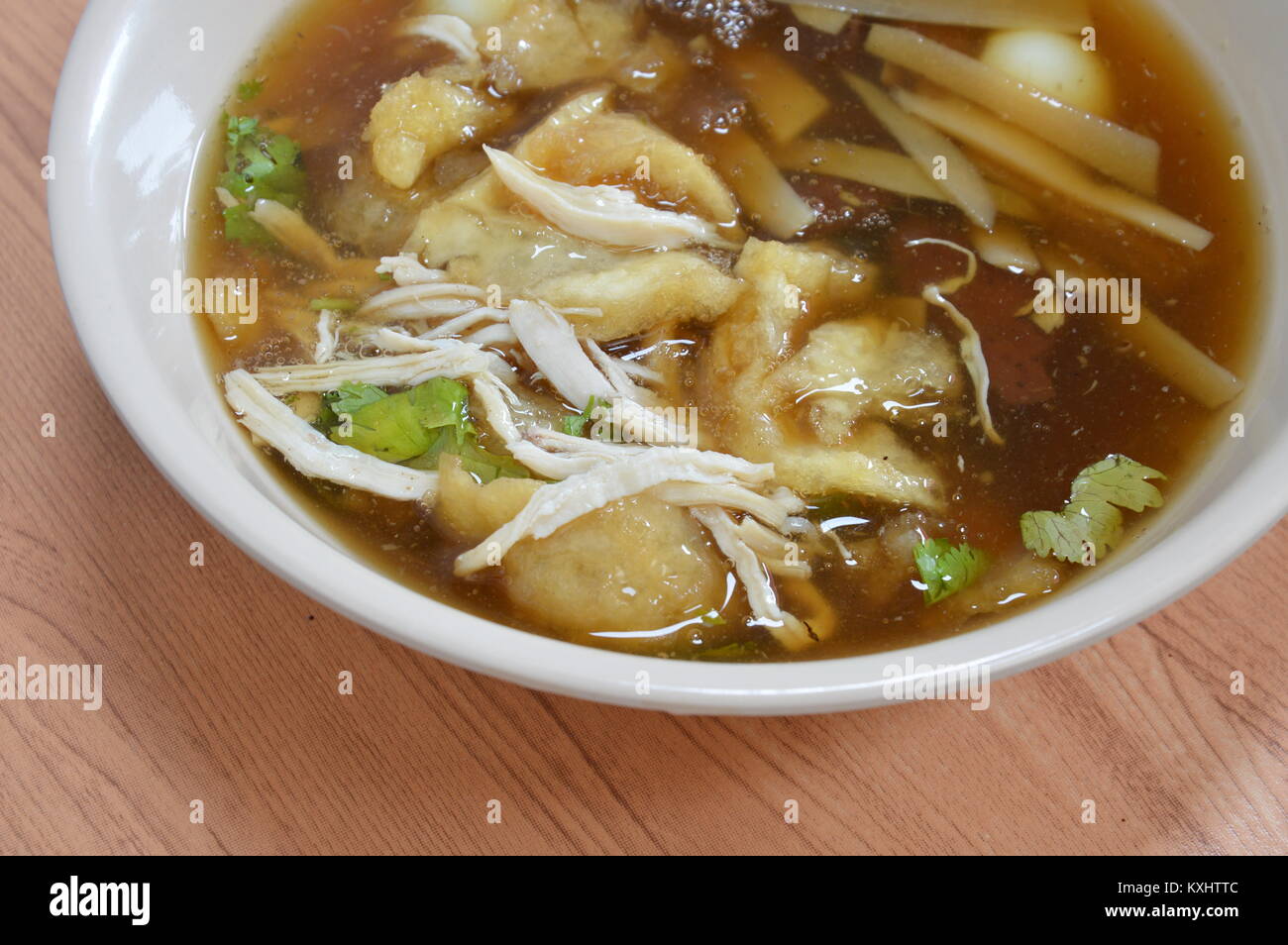 braised fish maw in red gravy on bowl Stock Photo Alamy