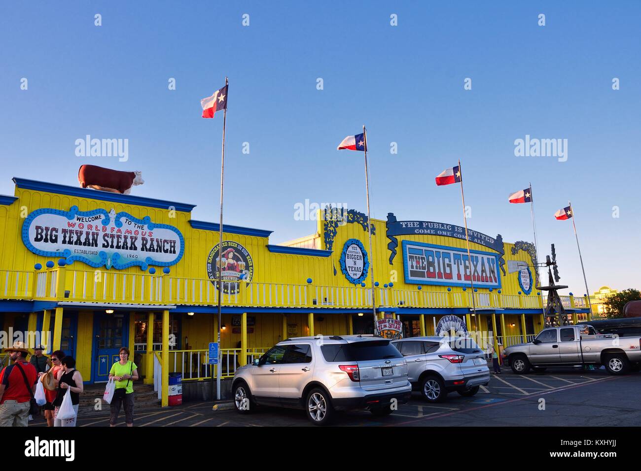 AMARILLO, TEXAS JULY 20 Big Texan Steak Ranch, famous steakhouse