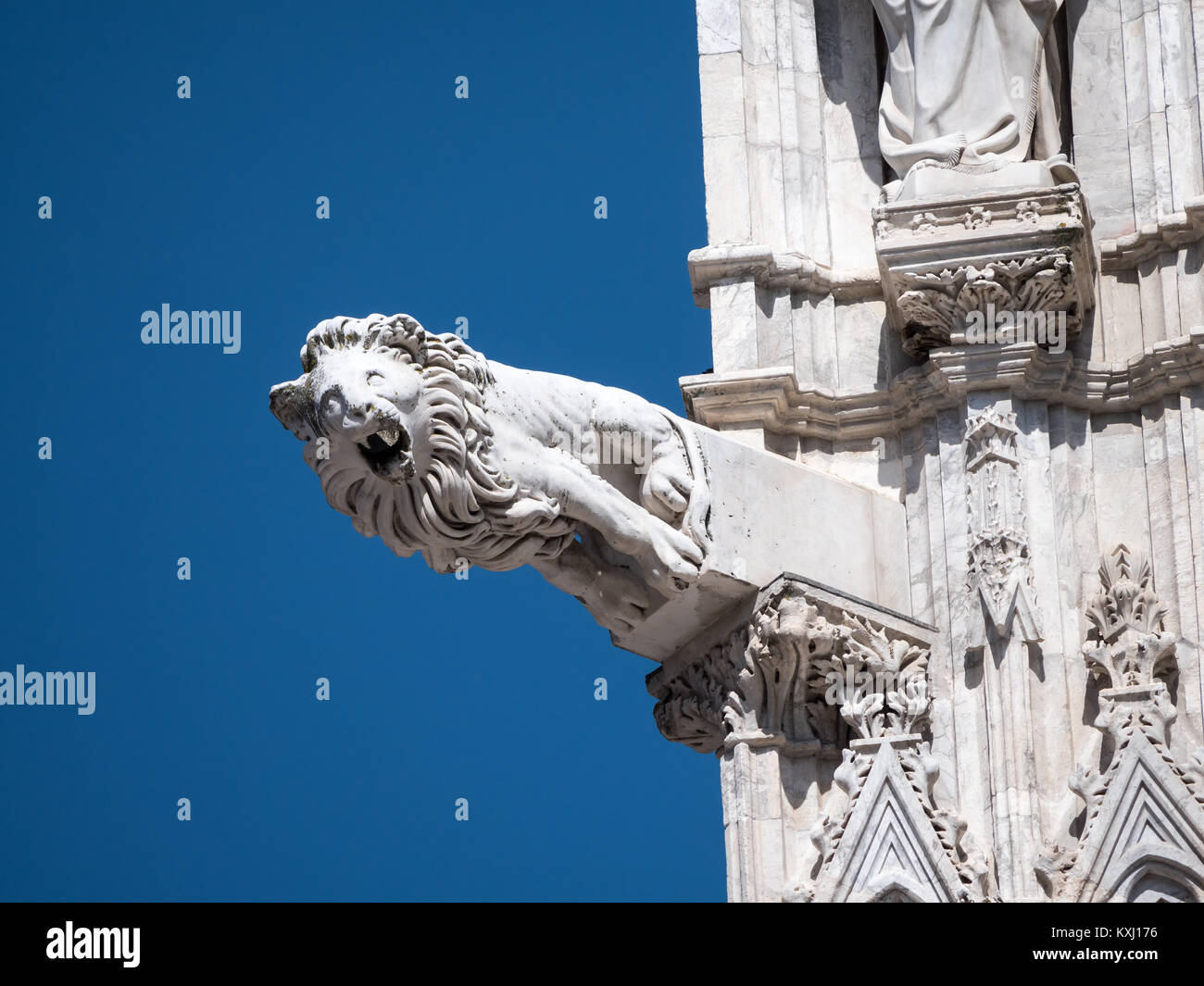 Gargoyle at Siena Cathedral Stock Photo