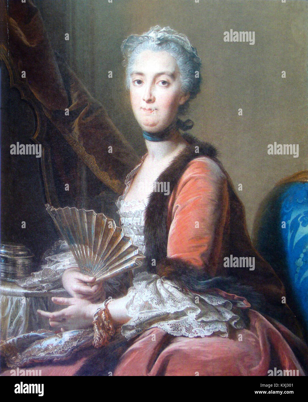 Anne Marie Louise Nicole de Lamoignon de Malesherbes, condesa de Sénozan Stock Photo