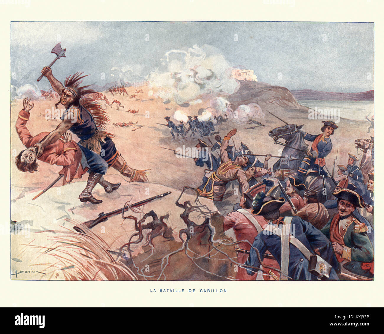 The battle of carillon hi-res stock photography and images - Alamy