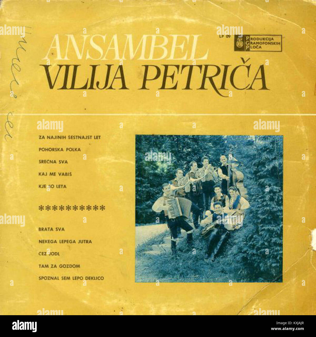 Ansambel Vilija Petriča - Za najinih šestnajst let Stock Photo